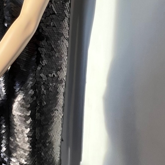 NWT Rebecca Minkoff Becky Sequin Mini Dress Black Size S - Picture 7 of 13